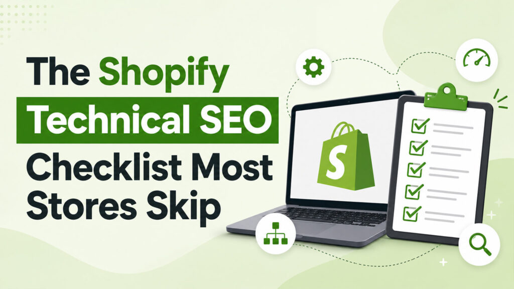 The Shopify Technical SEO Checklist Most Stores Skip