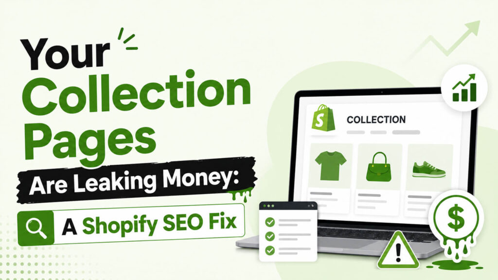 Your Collection Pages Are Leaking Money: A Shopify SEO Fix