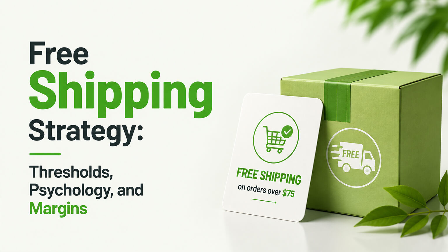 Free Shipping Strategy: Thresholds, Psychology, and Margins