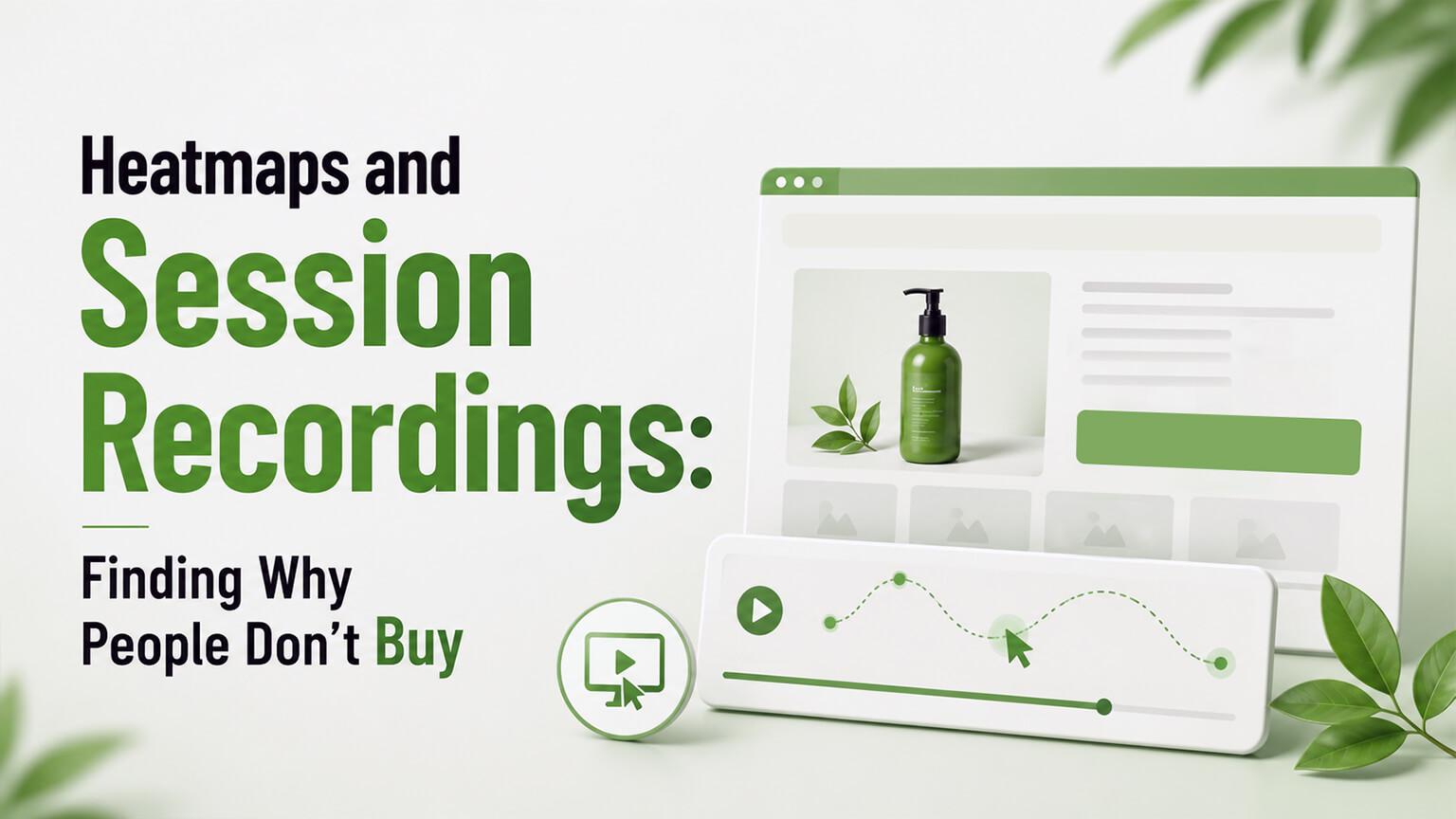 Heatmaps and Session Recordings: Finding Why People Don’t Buy