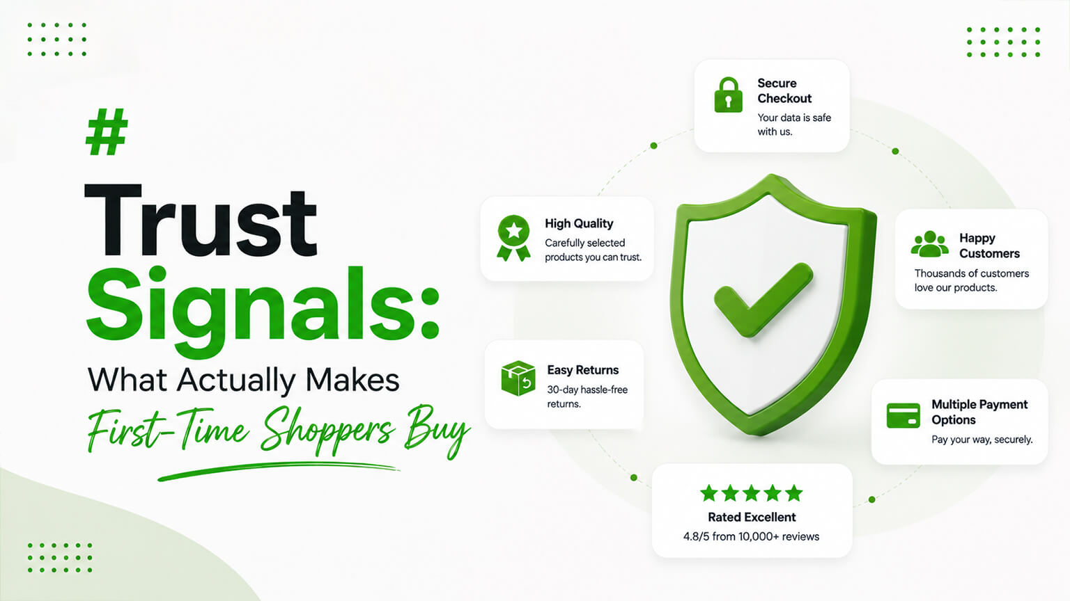 Trust Signals: What Actually Makes First-Time Shoppers Buy