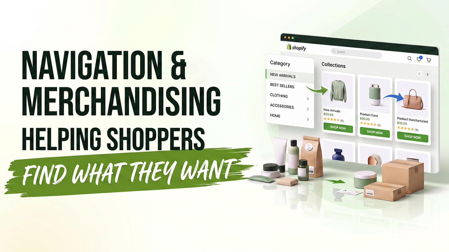 Navigation and Merchandising: Helping Shoppers Find What They Want