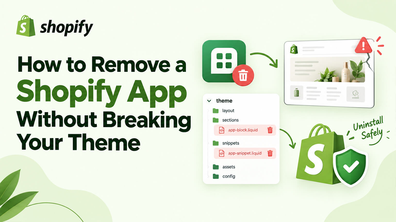 How to Remove a Shopify App Without Breaking Your Theme