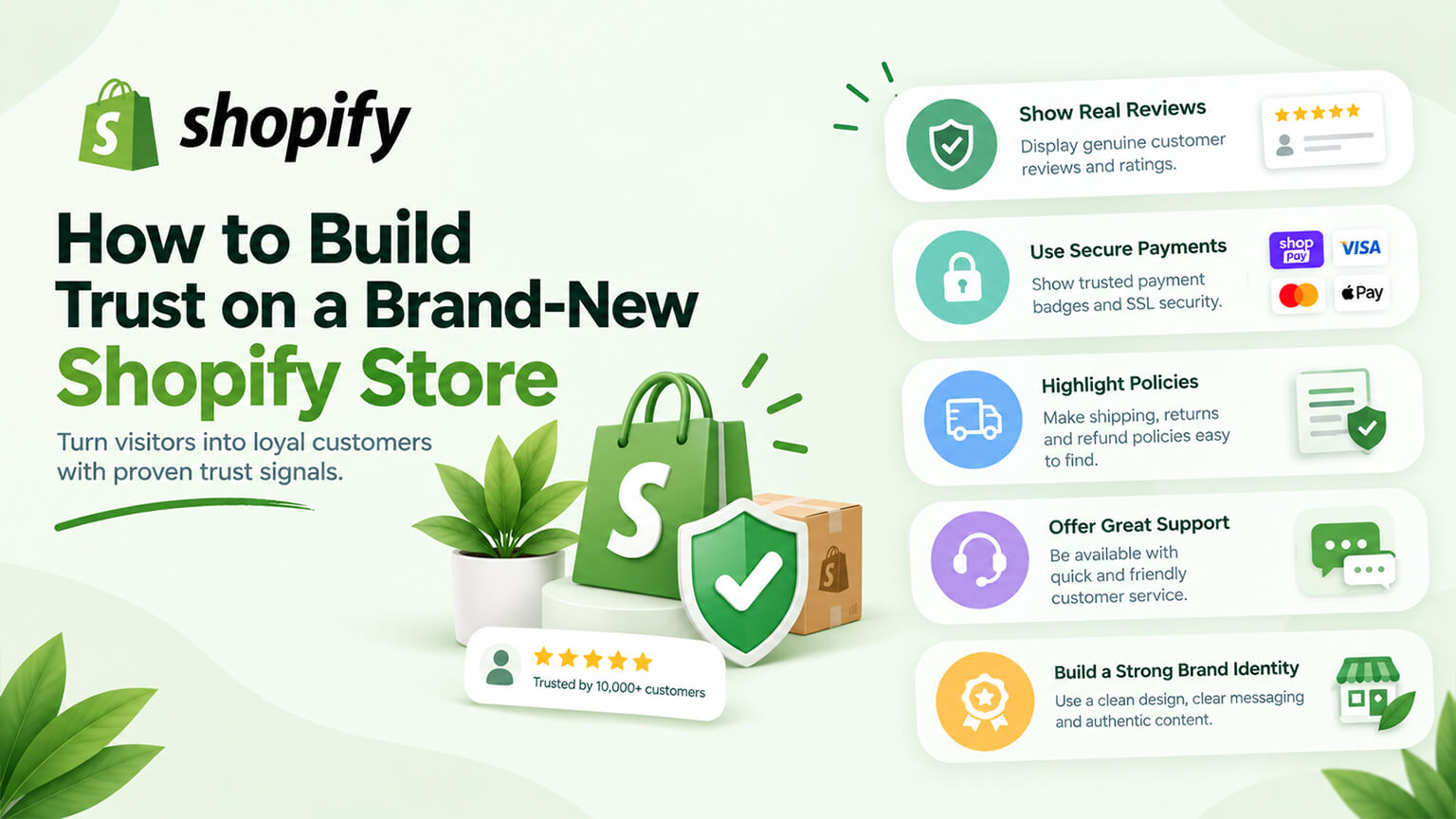 How to Build Trust on a Brand-New Shopify Store