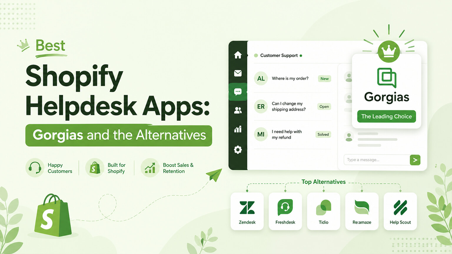 Best Shopify Helpdesk Apps: Gorgias and the Alternatives